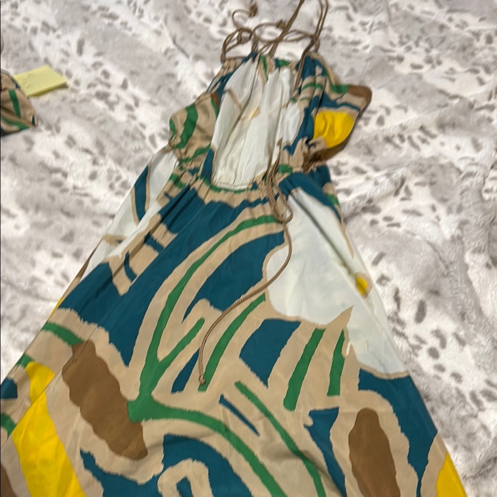 Colorful Abstract Diane von Furstenberg Silk Dress